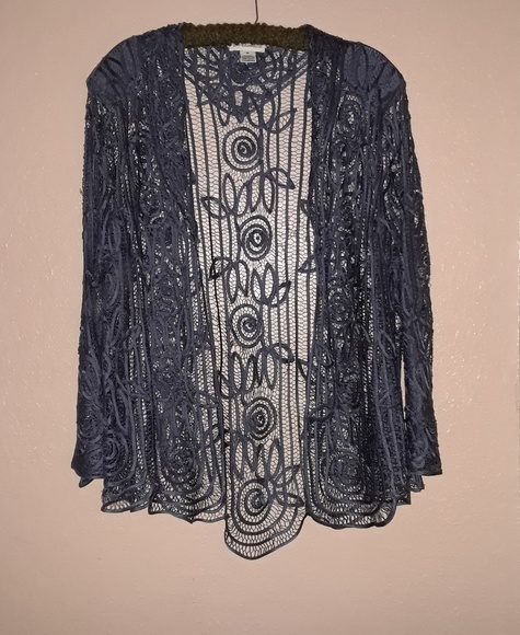 Soulmates Sweaters - Soulmates Lace Cardigan 3X